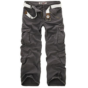 Khaki Cargo Trousers for Men Custom Made High Quality 100% Cotton on Wholesale Price Made in Pakistan - Product Image 3