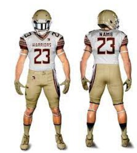 Ensembles d'uniformes d'équipe de football américain pour adultes Impression par sublimation personnalisée Maillot respirant court Protection UV Anti-humidité - Product Image 4