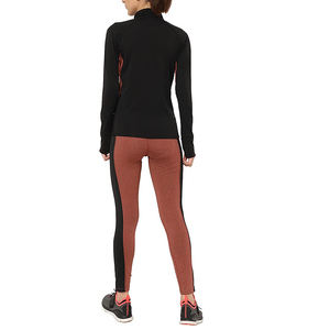 Survêtement à couleurs contrastées pour femmes, 2 pièces, en molleton, tenue de sport, vente en gros - Product Image 2