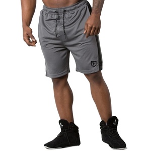 FifoSports Custom Logo Plus Size High Waist Gym Shorts Pakistan Made Polyester Mesh Panel Knitted Jersey <b>Drawstring</b> Closure - Product Image 1