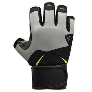 <b>Weight</b> Lifting Gloves / Workout Weightlifting Leather Palm Protector Pad Guard Sports Outdoor <b>Wrist</b> Guard Gloves - Product Image 2
