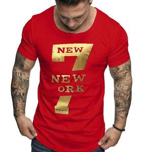 Camiseta de manga corta con estampado táctil de neón para hombre, camisa personalizada de algodón con imágenes, personalizada, de Brasil - Product Image 6