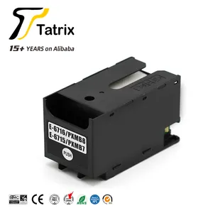 Tatrix RTS T6715 T6716 C13T671600 Kotak Pemeliharaan Tinta Kompatibel untuk Epson Tenaga Kerja Pro WF-C5290DW WF-C5790 Tangki Tinta Limbah