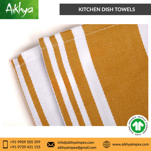 Toalla de limpieza de platos de cocina de lujo, algodón natural, duradero, precio directo de fábrica - Product Image 2