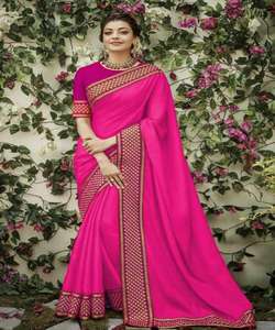 Banarasi Soie Jacquard Saree avec Chemisier Femmes Porter Dames Fête Festival Usage Quotidien Doux Coton Soie Sari En Gros Bas Prix Apparelgarment - Product Image 5