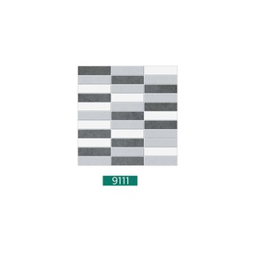 Baldosas de porcelana antideslizantes de diseño sombreado de color marrón doble de cerámica 40x40cm - Product Image 4