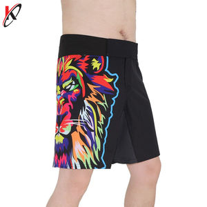 MMA Boxe Sports Fitness Respirant Loose Large Size Shorts Thai Fist Pants for Running Combats Sublimated Martial Arts Wear - Product Image 5