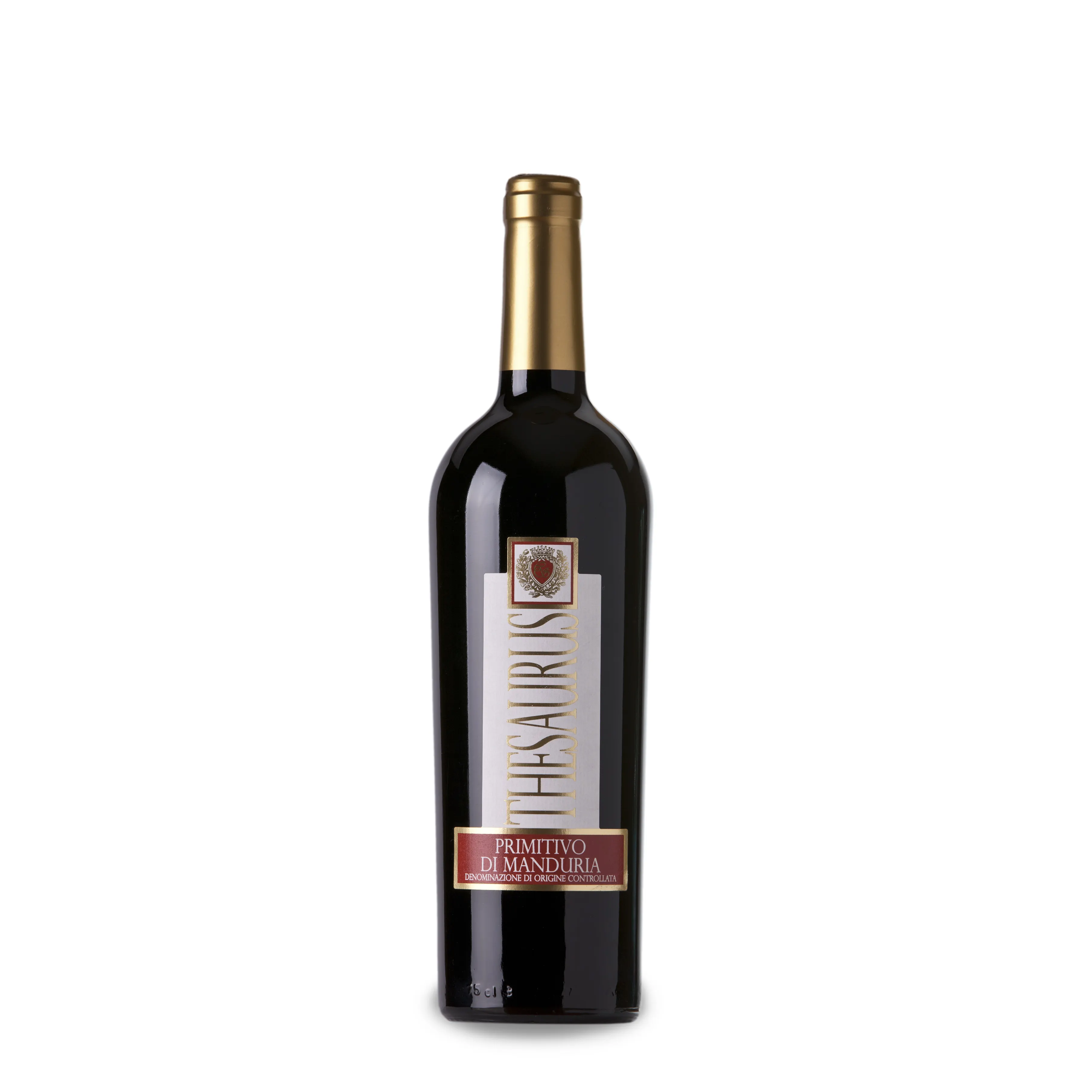 Premium Red Wine Made In Italy Primitivo di Manduria DOC Thesaurus 750 ml