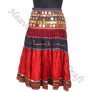 Boho Embroidered Banajara Women <b>Skirt</b> Gypsy Lehenga Long Maxi <b>Skirt</b> Bohemian Cotton <b>Skirt</b> - Product Image 1