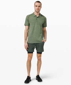 Camiseta polo de algodón doble de alta calidad OEM, de color liso, sin estampado, para hombre. - Product Image 5