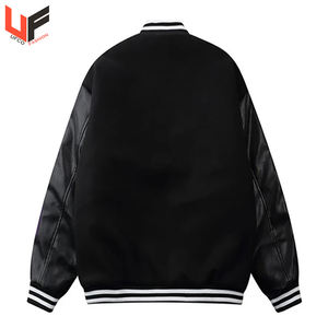 Chaqueta universitaria Letterman de alta calidad hecha a medida para hombre, venta al por mayor, ropa informal de último diseño con chaqueta en blanco de calidad para hombre - Product Image 4