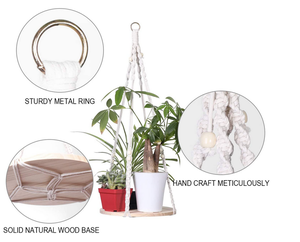 Macrame estante planta suspensión directo del fabricante - Product Image 3