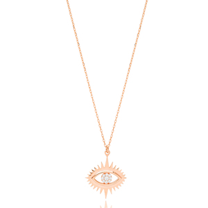 Colgante de Plata de Ley 925 con forma de ojo turco, joyería hecha a mano - Product Image 5