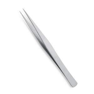 Pinces à cils premium pour extensions, à pointe droite et courbée, en acier inoxydable, pour volume - Product Image 4