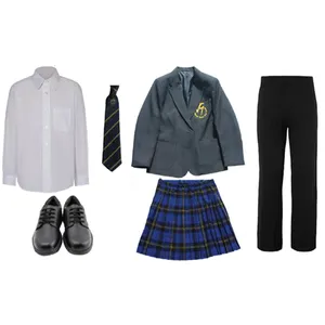 Personalizado niños Unisex niños uniformes de la escuela todo de los uniformes de la escuela