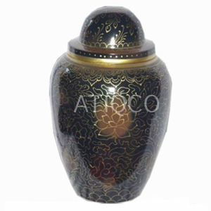 Latest Stylish Solid Aluminum Cremation Urn Smart Iron Brass & Classical Metal <b>Jar</b> Atiqco American Style for Adults - Product Image 1