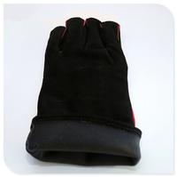 Guantes de soldadura de cuero de vaca genuino de 14 pulgadas Soldadura Mig y Tig y adecuados para parrilla de barbacoa y otros trabajos de protección contra incendios