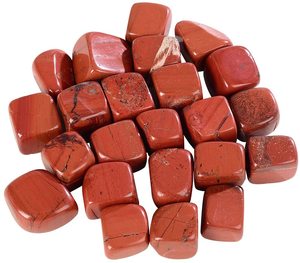 Compre a granel hermosas decoraciones de cristal caído de jaspe rojo pulido al por mayor decoraciones curativas caídas de jaspe rojo - Product Image 1