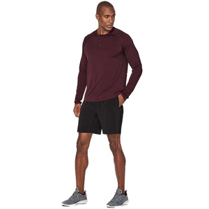 Nueva llegada de los hombres de manga larga camisas de algodón con pantalones cortos de verano para la venta - Product Image 2