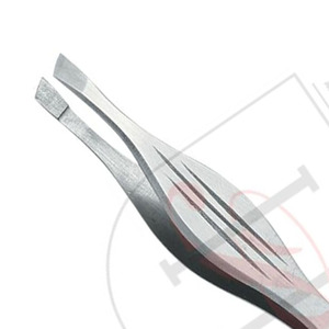 Pince à épiler des sourcils en acier inoxydable, pince à épiler, personnalisé, à bout incliné, nouvelle collection, vente en gros - Product Image 3