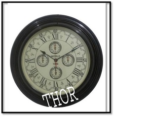 Reloj de pared de madera náutico hermoso reloj de pared decorativo de cuarzo con exhibición de agujas para la decoración de la oficina en el hogar y la granja - Product Image 3