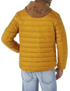 Chaqueta a prueba de viento con capucha de gran tamaño cálida y ligera personalizada para hombre, chaqueta acolchada para hombre - Product Image 5