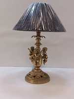 Lampe de table moderne en laiton sculptée à la main en forme d'éléphant, éclairage LED pour la maison et la chambre