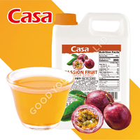 Goede Jonge Thee Casa Halal Certificering Passie Fruit Smaak Siroop Voor Boba Bubble Melk Thee Ingrediënten