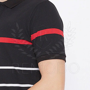 Concevez votre propre t-shirt à manches courtes pour homme en polyester/coton tricoté, respirant et écologique - Product Image 5