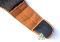 Huong Que Brown Ceinture de soutien post-partum pour le ventre, amincissante et de récupération après césarienne, avec attelle en coton et EVA
