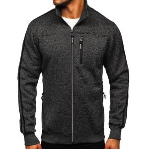 Conjunto de sudadera con capucha de manga larga para hombre con muestra gratis OEM 50% Algodón 50% poliéster invierno estampado sudadera de gran tamaño negro - Product Image 2