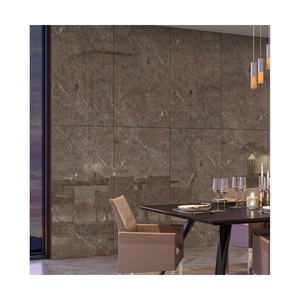 Bientôt disponible : Carreaux de sol en porcelaine 800x1600mm, design rustique, texture fleurs et plantes, antidérapants, résistants aux acides, pour usage extérieur, origine Gujarat. - Product Image 1