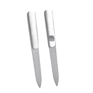 Outil de manucure et de pédicure en acier inoxydable, lime à ongles, soins personnels, vente en gros, - Product Image 6