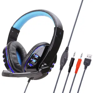 HG12 2021 Earphone Noise Canceling Cheap Wired Universal For Gamers led Headphones Pc Gaming Headset