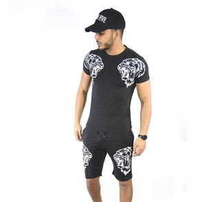 ชุดเสื้อยืดและกางเกงขาสั้น,เสื้อคู่สำหรับผู้ชาย - Product Image 3