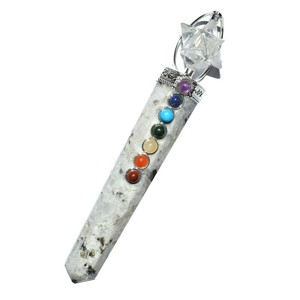 Supplier Od Rainbow <b>Moon</b> Stone Chakra Healing Wands with Merka : Rainbow <b>Moon</b> Stone Chakra Healing Wands with Merkas for Sale - Product Image 1