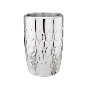 ตู้แช่ไวน์ผนังสองชั้นทำด้วยมือโลหะสแตนเลสตู้แช่ไวน์ดีไซน์นูนทรงกลม - Product Image 3