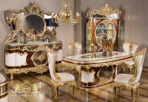 Perfect Dining Room Furniture in Luxury Design Luxury Gold Style Dining Room Furniture Set Buy Golden Dining Room Furniture Ser - Product Image 6