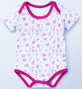 Combinaison pour bébé en coton biologique à impression personnalisée, vêtements pour nouveau-né, barboteuse pour bébé, combinaison en coton biologique, fabrication en Inde - Product Image 4