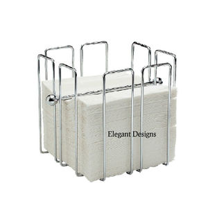 Porte-serviettes suspendu en métal, décoration de table, vente en gros, porte-mouchoirs de luxe, forme personnalisée, fait main, moderne et contemporain - Product Image 5