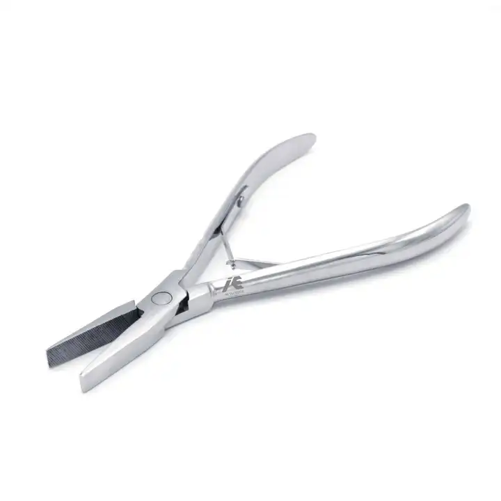 Hair Extension Tool Kit Pliers Micro Ring Link Bead Plier Beading 7 inch  Long Tape in Flat Press