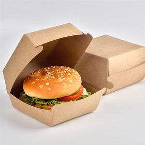 Brown Kraft Paper Sandwich Packing Box With <b>Clear</b> Window - Product Image 6