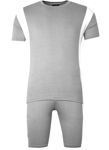 ล่าสุดแฟชั่นผู้ชายฤดูร้อนเสื้อยืดและกางเกงขาสั้นชุดที่มีการพิมพ์ที่กำหนดเอง - Product Image 3