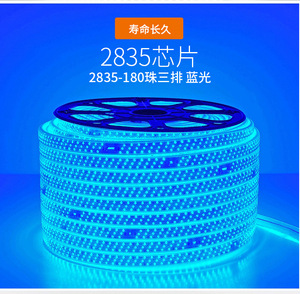 L'alta tensione 220V SMD 2835 3 linee ha condotto l'alta luminosità impermeabile della <span class=keywords><strong>luce</strong></span> di striscia 100M/Roll 180leds/m - Product Image 6