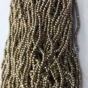 Perles rondes en hématite Royal Angel Pearl Batti Brown de 2-3 mm pour la fabrication de bijoux de dentition - Product Image 2