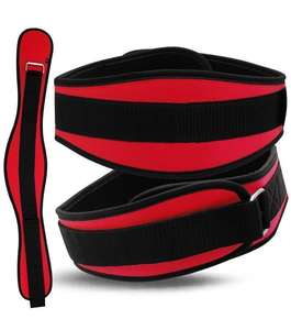 Cinturón de gimnasio antideslizante duradero ajustable de neopreno unisex con logotipo personalizado de Protección deportiva-Venta al por mayor - Product Image 1