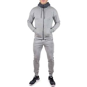 Survêtements de sport internationaux pour hommes en polyester/coton, avec broderie de logo frontal de 12 cm, fermeture éclair, pour l'automne - Product Image 2
