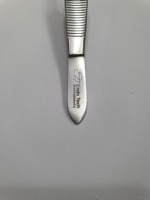 Endo Tech Micro Straight Stainless Steel 410 Tweezers dengan 1*2 Gigi Ukuran 4" Sumber Tenaga Manual Kualitas Premium