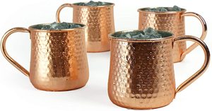 Mule Moscou en cuivre massif martelé - Product Image 4
