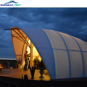 Di lusso eco resort PVDF esterno prefabbricata glamping mountain house hotel <span class=keywords><strong>tenda</strong></span> per il campeggio - Product Image 5